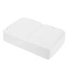 balacoo Cotton Ball Holder Cosmetic Storage Box Press Type Lid Dustproof Cotton Swab Box Makeup Pad Container view 1