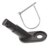 Balacoo Bike Trailer Hitch Coupler Bike Hitch Connector for Trailer - Cycling Accessory Bike Attachment Nylon, Medium, Black, I11CYOFB059I20I31YKNL view 1