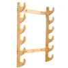 ROYUMI 1-13 Tiers Sword Display Wall Mount, Bamboo Katana Samurai Sword Hanger, Vertical Martial Arts Weapons for Wakizashi Tanto/Genji/Axe (Size : 6-Tier), 36655