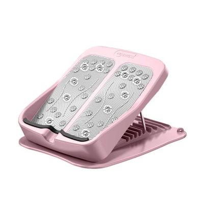 Pedal Exerciser Stretcher Board Adjustable Non-Slip Ankle Foot Calf Stretcher Body Stretching Tool for Yoga Massage Fitness Pedal Stretcher Foot Pedal Exerciser (Size : Pink)