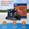 Aqua Inline Skates (M) + Protective Gear Bundle view 4