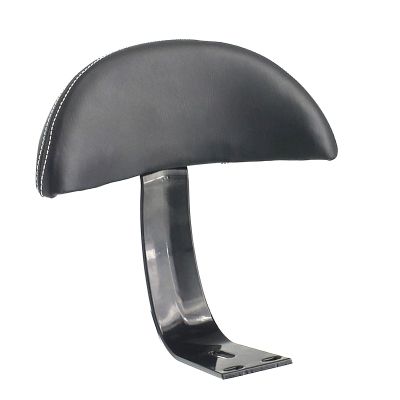 Tyenaza Rear Seat Backrest, Bike Backrest Support PU Leather Electric Bicycle Rear Passenger Seat Backrest with Metal Support Soft Sponge Cushion