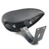 Tyenaza Rear Seat Backrest, Bike Backrest Support PU Leather Electric Bicycle Rear Passenger Seat Backrest with Metal Support Soft Sponge Cushion view 3
