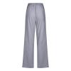 LRMQS Womens Casual Linen Pants 2024 Spring Drawstring Elastic Waist Trousers with Pockets Lounge Fashion Vacation Clothing view 4