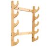 ROYUMI 1-13 Tiers Sword Display Wall Mount, Bamboo Katana Samurai Sword Hanger, Vertical Martial Arts Weapons for Wakizashi Tanto/Genji/Axe (Size : 5-Tier), 36655 view 1