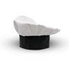 Chef Trends X100 Adjustable Chef Hat, White w/Black Trim view 2