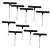 Outanaya 10pcs Trampoline Spring Pull Tool Kit Ergonomic T-Hook Hand Tool for Easy Installation Black Spring Hook for Trampolines and Home Machines Essential Accessory for Safe Assembly view 1