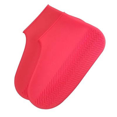 Gatuida Silicone Shoe Covers Anti-slip Overshoes for Outdoor Activities Thick Protection for Camping Fishing and Cycling Red