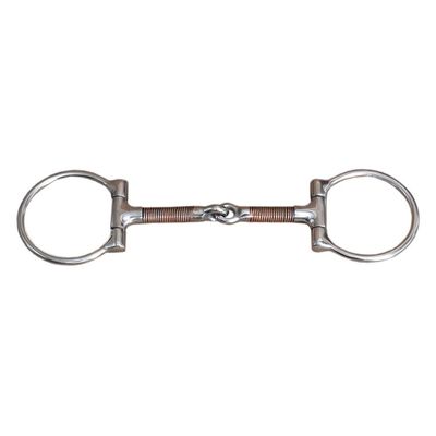 HILASON 5" Western Stainless Steel Horse Copper Mouth Bit W/ 2.5" Ring
