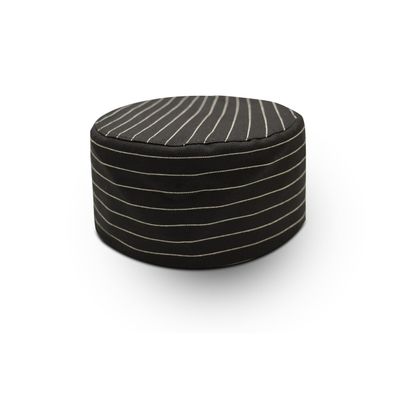Chef Trends X475 Twill Skull Cap, Pinstripe