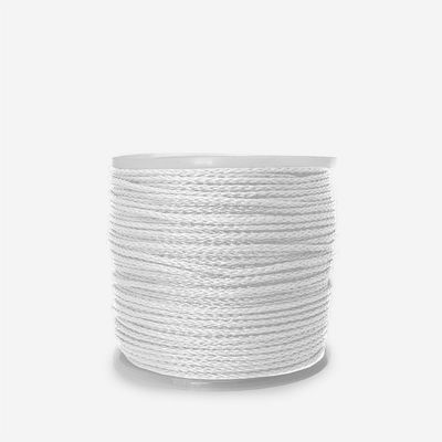 Hollow Braid Polypropylene (White, 3/8" x 500')
