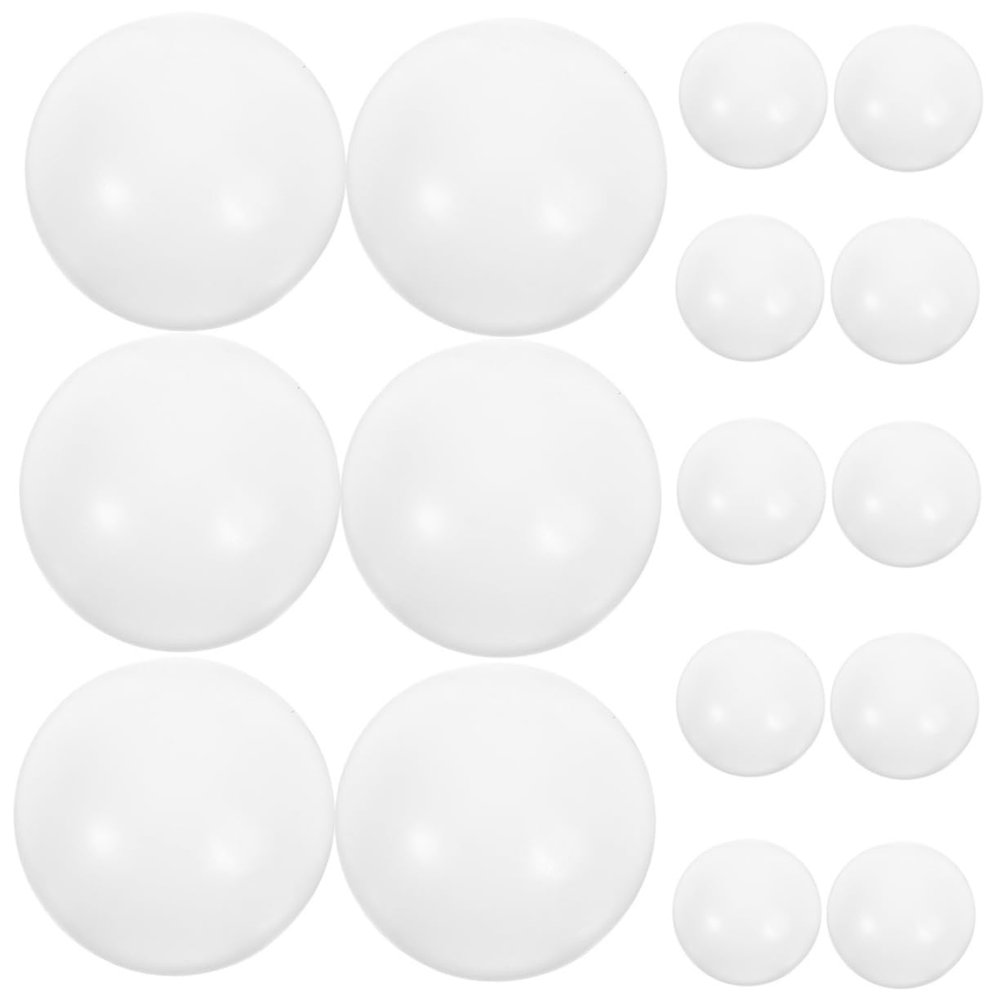 Vaguelly 24pcs Mini Glossy Football Balls for Foosball Table Small Ball Replacement for Adults Boys and Girls
