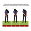 Alomejor Golf Arm Swing Trainer EVA Foam Enhancement Wrist Stability Comfortable Practice Aid for Golf Beginners (Red) view 3
