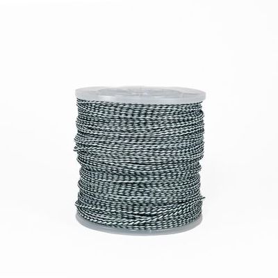 Hollow Braid Polypropylene (Green & White, 1/4" x 100')