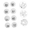 BRIGHTFUFU 100pcs Table Tennis Balls for Raffle Games White Pp Pong Balls Numbers for Party Decorations and Entertainment Activities view 2