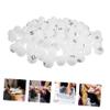 BRIGHTFUFU 100pcs Table Tennis Balls for Raffle Games White Pp Pong Balls Numbers for Party Decorations and Entertainment Activities view 3