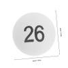 BRIGHTFUFU 100pcs Table Tennis Balls for Raffle Games White Pp Pong Balls Numbers for Party Decorations and Entertainment Activities view 4