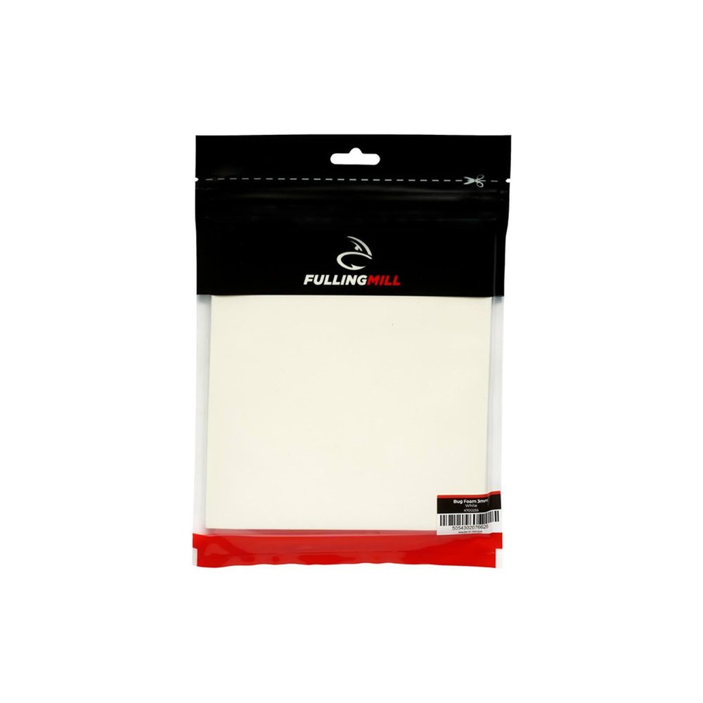 Fulling Mill Bug Foam 3 mm White