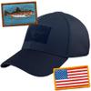 Condor Fitted Tactical Cap Bundle - (Rainbow Trout) - Navy Blue - Large/XL view 1