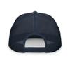 RIVEMUG Chinese Goat Flat Bill Embroidered Trucker Hat High Crown Adjustable Chinese Zodiac Cap Navy view 3