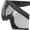 INOOMP Windproof Motorcycle Goggles for Men Outdoor Riding Skiing Eyewear Comfortable Fit Stylish Black Frame with Reinforced Grey Lens view 3
