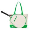 Ame & Lulu Canvas Volley Tennis Tote Bag (Green) view 1