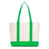 Ame & Lulu Canvas Volley Tennis Tote Bag (Green) view 3