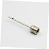 balacoo 10 Pcs Ball Needles Ball Pump Needles Air Inflation Needles Air Pump Needles Inflator Full Metal, 3.80X1.00X0.10CM, Silver, WBQE30K4I0602FGA1YQL3 view 2