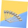 balacoo 10 Pcs Ball Needles Ball Pump Needles Air Inflation Needles Air Pump Needles Inflator Full Metal, 3.80X1.00X0.10CM, Silver, WBQE30K4I0602FGA1YQL3 view 4