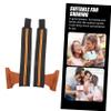 1 Pair Fitness Gloves Men Gym Gloves for Weight Lifting Anti-Slip Mat Men' for Workout Brown view 3