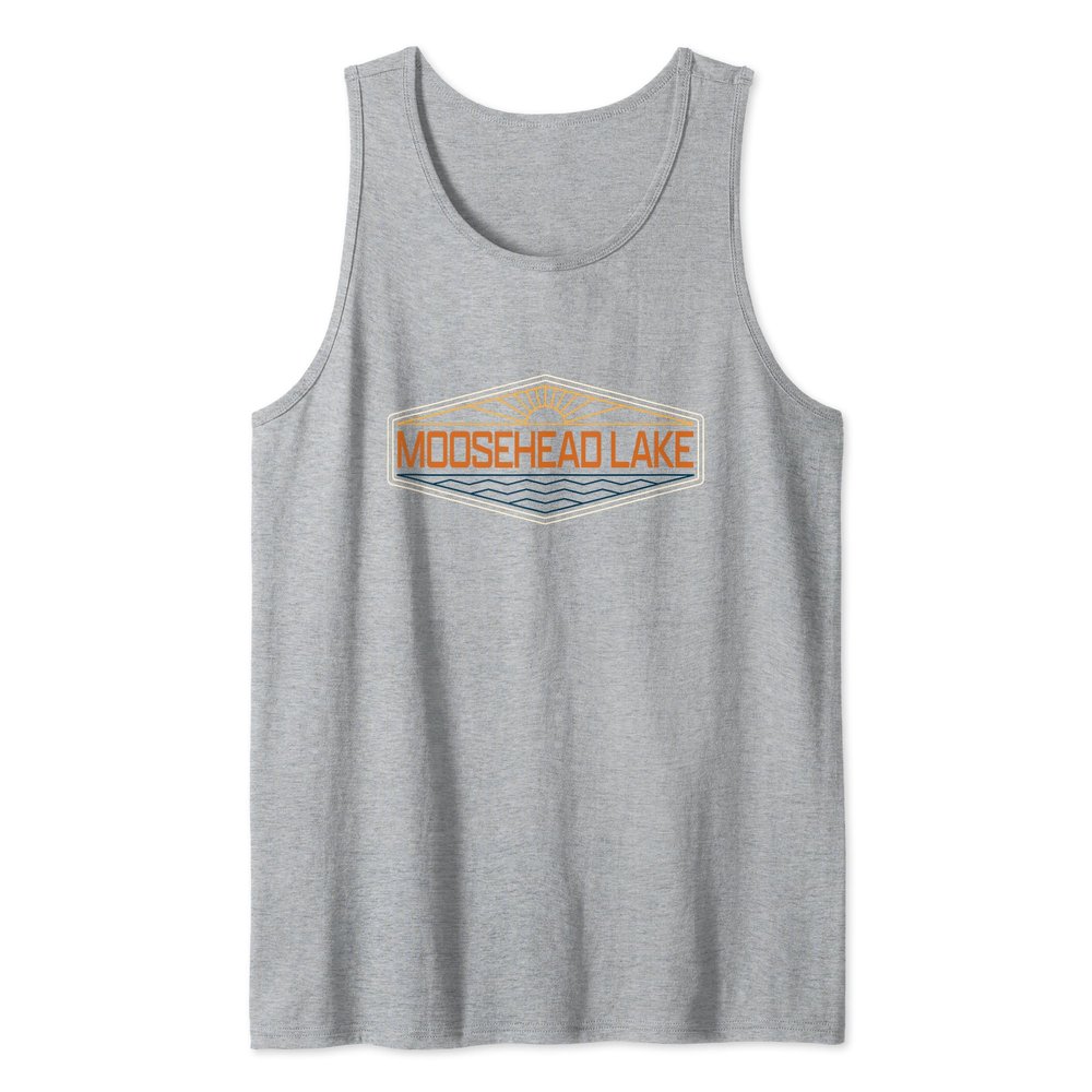 Moosehead Lake Maine Vintage Style Tank Top