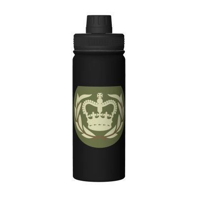 SIYTUAU British Army Or-8b Water Bottle 18 Oz Stainless Steel Water Bottles Leak Proof Outdoor Sports Insulated Water Bottle Funny Bottle Water