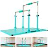 MARFULA Gymnastics Double Horizontal Bars 3Play Gymnastic Parallel Bars with Mat Uneven Bars Gymnastics Training Bar with 304 Stainless Steel Regulating Arms & Fiberglass Rail for Home Club Use view 1