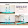 MARFULA Gymnastics Double Horizontal Bars 3Play Gymnastic Parallel Bars with Mat Uneven Bars Gymnastics Training Bar with 304 Stainless Steel Regulating Arms & Fiberglass Rail for Home Club Use view 2