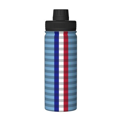 SIYTUAU Armed Forces Expeditionary Medal Ribbon Water Bottle 18 Oz Stainless Steel Water Bottles Leak Proof Outdoor Sports Insulated Water Bottle Funny Bottle Water