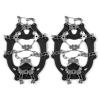 losipoka Stainless Steel Shoe Covers Antiskid Shoes Hiking Crampons 24 Spikes Snow Shoes 24 Spikes Traction Cleats Climbing Crampons 201 Stainless Steel 24 Ice Claw Snow -Slip Shoe Cover view 2