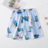 Little Boys Swim Trunks UPF 50+ Toddler Beach Shorts Swimsuit Kids Boys Cartoon Pull On Quick (Light Blue, 4-5 Years) view 2