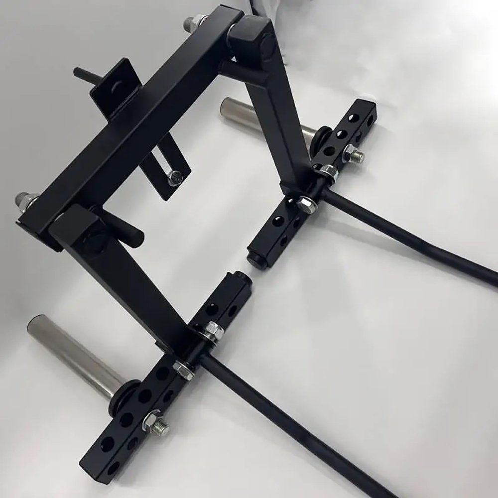 Onwowsun Side Flat Raise Flying Shoulder Machine Lateral Arm Raise Training Arm Lift Shoulder Trainer Shoulder Lift Machine (Size : for 18mm Hole Power Rack)