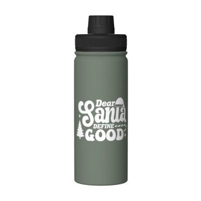 SIYTUAU Dear Santa Define Good Water Bottle 18 Oz Stainless Steel Water Bottles Leak Proof Outdoor Sports Insulated Water Bottle Funny Bottle Water