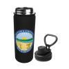 SIYTUAU Seal Of Ottawa County Ohio Water Bottle 18 Oz Stainless Steel Water Bottles Leak Proof Outdoor Sports Insulated Water Bottle Funny Bottle Water view 2