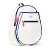 Ame & Lulu Jr. Love Tennis Backpack (Quilted White/Navy/Pink) view 4