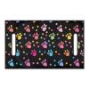 Flashideas Colorful Dog Paw Prints Golf Cart Seat Cover Comfortable Portable Golf Cart Seat Towel for 2 Person Seats Easy to Clean Easy to Install view 2