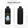 SIYTUAU I Dis Appear Into Books Water Bottle 18 Oz Stainless Steel Water Bottles Leak Proof Outdoor Sports Insulated Water Bottle Funny Bottle Water view 4