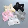Teen Girls Bra Cotton Underwear Vest Puberty Sport Training Breathable Bras Top Clothes for Teens Girls (Grey, One Size) view 3