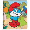 LOGOVISION The Smurfs Picnic Outdoor Blanket, 50"x60" Papa Smurf, Foldable Blanket for Picnic, Beach, Camping, Park, Tailgate view 2