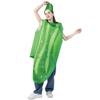 DSplay Unisex Adult Pickle Costume Halloween Green Cucumber Outfits view 1