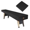 K-Musculo Shuffleboard Table Cover, Heavy Duty Leatherette Waterproof & Tearproof Shuffleboard Covers Fit for 12FT(148"L x 25"W x 8"H) Shuffleboard Table (Black) view 1