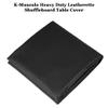 K-Musculo Shuffleboard Table Cover, Heavy Duty Leatherette Waterproof & Tearproof Shuffleboard Covers Fit for 12FT(148"L x 25"W x 8"H) Shuffleboard Table (Black) view 3