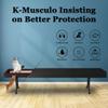 K-Musculo Shuffleboard Table Cover, Heavy Duty Leatherette Waterproof & Tearproof Shuffleboard Covers Fit for 12FT(148"L x 25"W x 8"H) Shuffleboard Table (Black) view 4