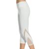 Women's Net Yarn Fitness Hip-Lifting Waist-Stretching Running Yoga Women's Workout Leggings Running Tights (White, M) view 1